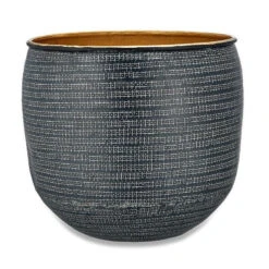 Tembesi Etched Planter - Antique Black & Brass Large -Verdant Haven Sales Store 98bb8d 1c07e5ce745a4f64a51253fec8b77a8e mv2