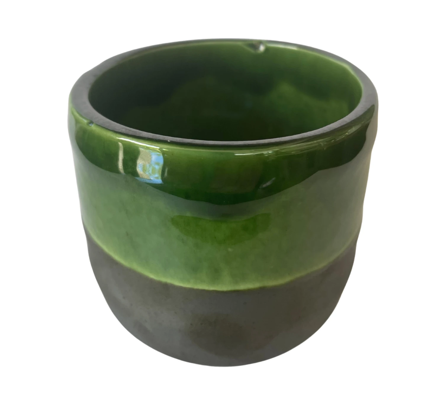 Jade Reactive Planter With Foot (7cm Plant Pot) 2 Jade Reactive Planter With Foot (7cm Plant Pot) - Image 2