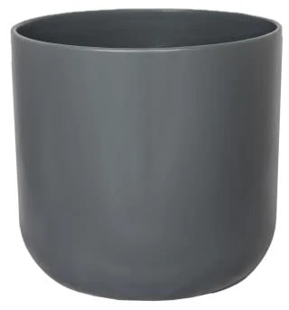 Lisbon Designer Planter Charcoal 18cm 3 Lisbon Designer Planter Charcoal 18cm - Image 3