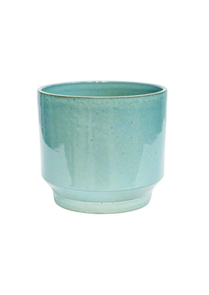 Aqua Premium Glaze Planter (14cm Indoor Plant Pot) 9 Aqua Premium Glaze Planter (14cm Indoor Plant Pot) - Image 9
