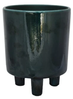 Pisa Emerald Planter | 16cm Pots | Designer Pots -Verdant Haven Sales Store d PEP19