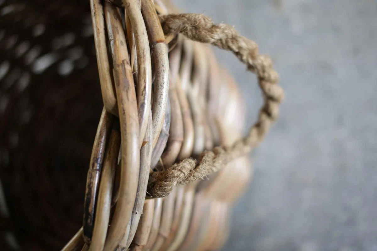 Rattan Chunky Basket | Large Log Basket 3 Rattan Chunky Basket | Large Log Basket - Image 3