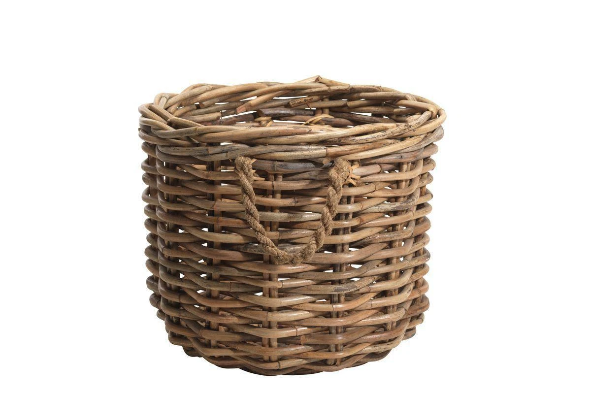 Rattan Chunky Basket | Large Log Basket 2 Rattan Chunky Basket | Large Log Basket - Image 2