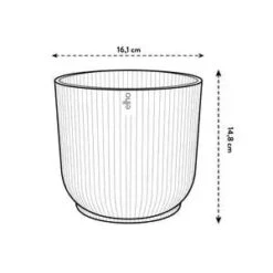 Vibes Fold Round 16cm Soft Pink -Verdant Haven Sales Store vibes 16cm incl measurements.jpg 2